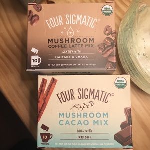 Four Sigmatic Mushroom Coffee Latte AND Cacao